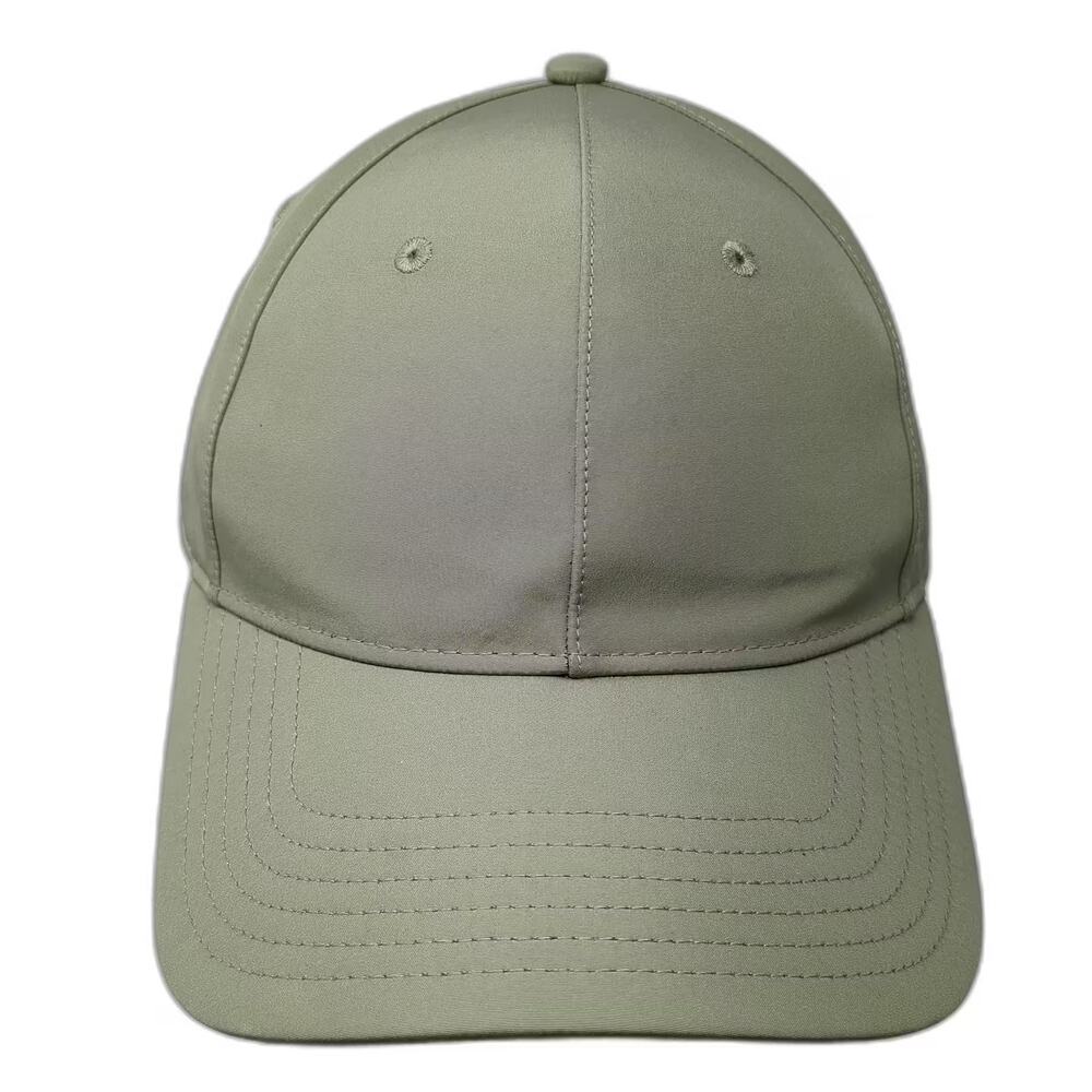 Athleta Baseball Cap Green OS Kinetic 3.0 Polyester Adjustable Slideback Hat